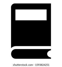 book icon isolated sign symbol vector illustration - high quality black style vector icons
