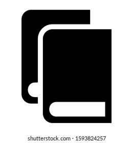 book icon isolated sign symbol vector illustration - high quality black style vector icons
