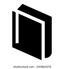 book icon isolated sign symbol vector illustration - high quality black style vector icons
