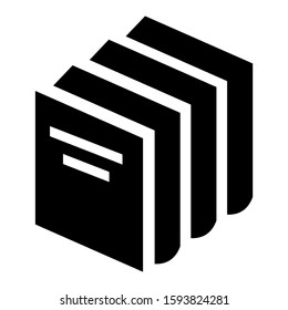 book icon isolated sign symbol vector illustration - high quality black style vector icons
