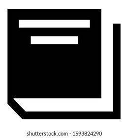 book icon isolated sign symbol vector illustration - high quality black style vector icons
