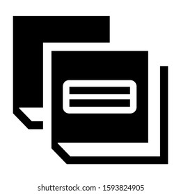 book icon isolated sign symbol vector illustration - high quality black style vector icons
