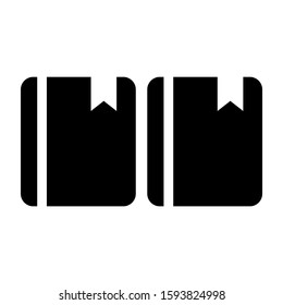 book icon isolated sign symbol vector illustration - high quality black style vector icons
