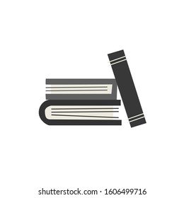Book icon isolated sign symbol and flat style for app, web and digital design. Vector illustration.