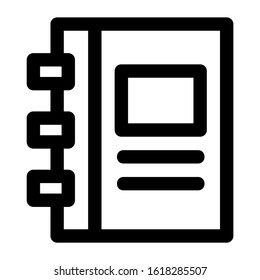book icon isolated sign symbol vector illustration - high quality black style vector icons

