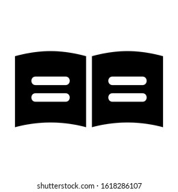 book icon isolated sign symbol vector illustration - high quality black style vector icons
