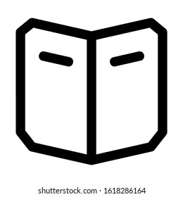 book icon isolated sign symbol vector illustration - high quality black style vector icons
