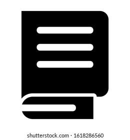 book icon isolated sign symbol vector illustration - high quality black style vector icons
