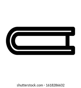 book icon isolated sign symbol vector illustration - high quality black style vector icons
