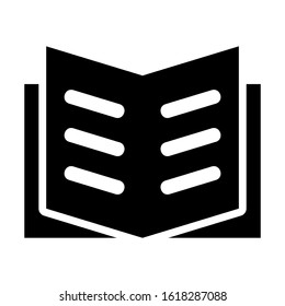 book icon isolated sign symbol vector illustration - high quality black style vector icons

