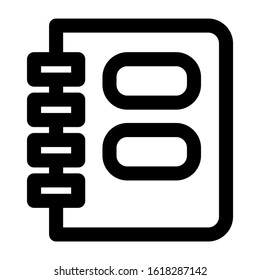 book icon isolated sign symbol vector illustration - high quality black style vector icons
