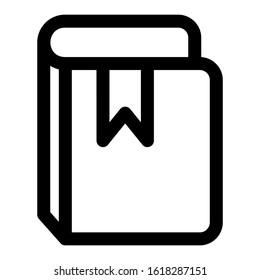 book icon isolated sign symbol vector illustration - high quality black style vector icons
