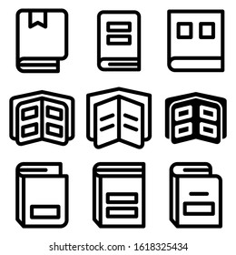 book icon isolated sign symbol vector illustration - Collection of high quality black style vector icons

