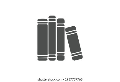Book icon isolated sign symbol and flat style for app, web and digital design. Vector illustration.