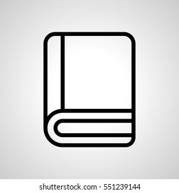 book icon. isolated sign symbol