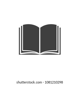 Book icon isolated vector illustration set grey on white background
