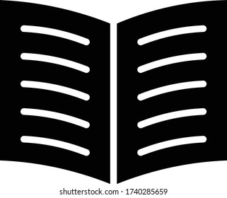 book icon isolated vector illustration