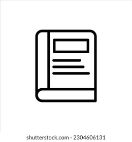 icono del libro con vektor aislado y fondo transparente