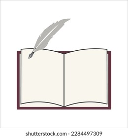 Book icon. Library symbol set vector ilustration.