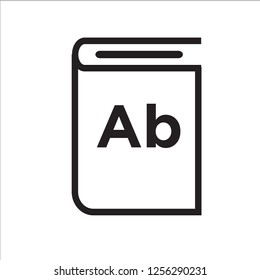 book icon line art style