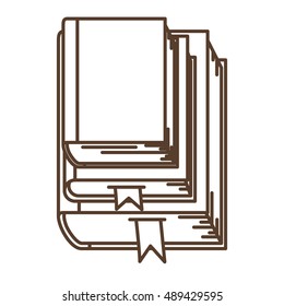 Book icon. literature education and learning theme. Isolated design. Vector illustration