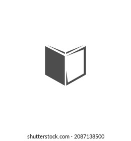 Book icon logo design template illustration vector