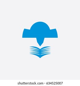 book icon logo education