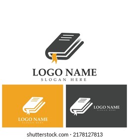 Book icon Logo Education Flat Vector Design