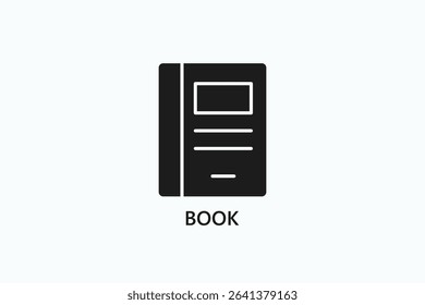 Book Icon Or Logo Isolated Illustration