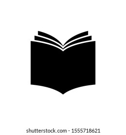 Book icon, logo isolated on white background