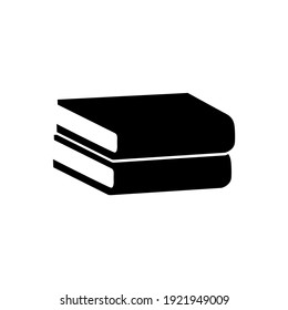 Icono del libro, logotipo aislado en fondo blanco