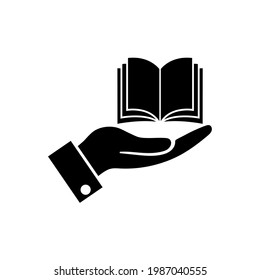 Book icon, logo isolated on white background