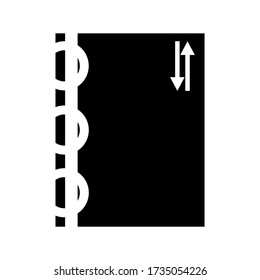 book icon or logo isolated sign symbol vector illustration-high quality black style vector icons
