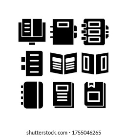 book  icon or logo isolated sign symbol vector illustration - Collection of high quality black style vector icons
