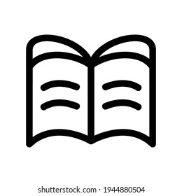 book icon or logo isolated sign symbol vector illustration - high quality black style vector icons
