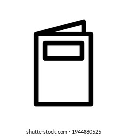 book icon or logo isolated sign symbol vector illustration - high quality black style vector icons
