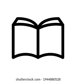 book icon or logo isolated sign symbol vector illustration - high quality black style vector icons
