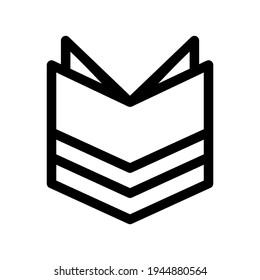 book icon or logo isolated sign symbol vector illustration - high quality black style vector icons
