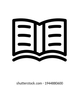 book icon or logo isolated sign symbol vector illustration - high quality black style vector icons
