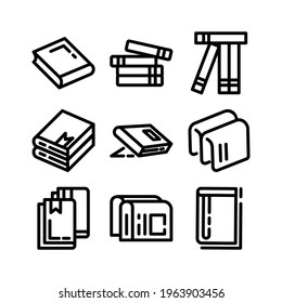 book icon or logo isolated sign symbol vector illustration - Collection of high quality black style vector icons
