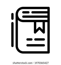 book icon or logo isolated sign symbol vector illustration - high quality black style vector icons
