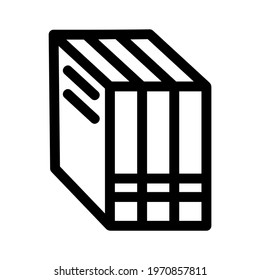 book icon or logo isolated sign symbol vector illustration - high quality black style vector icons

