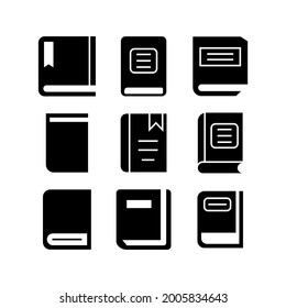book icon or logo isolated sign symbol vector illustration - Collection of high quality black style vector icons
