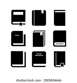 book icon or logo isolated sign symbol vector illustration - Collection of high quality black style vector icons
