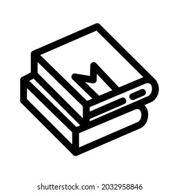 book icon or logo isolated sign symbol vector illustration - high quality black style vector icons
