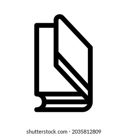 book icon or logo isolated sign symbol vector illustration - high quality black style vector icons
