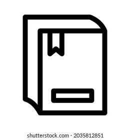 book icon or logo isolated sign symbol vector illustration - high quality black style vector icons
