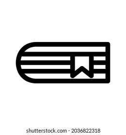 book icon or logo isolated sign symbol vector illustration - high quality black style vector icons
