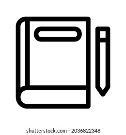 book icon or logo isolated sign symbol vector illustration - high quality black style vector icons
