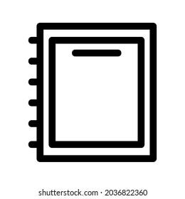 book icon or logo isolated sign symbol vector illustration - high quality black style vector icons
